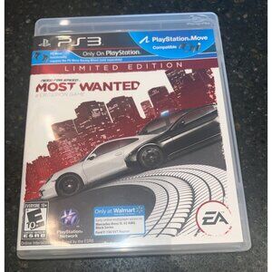 PlayStation 3 Most Wanted Limited Edition PS3 Adult Owned